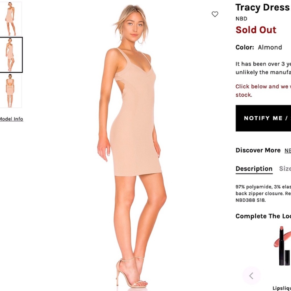 NBD Tracy dress